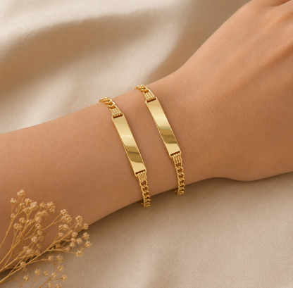Pulseras de Identidad en Oro 10K - Elegancia Atemporal | BELA Jewelry