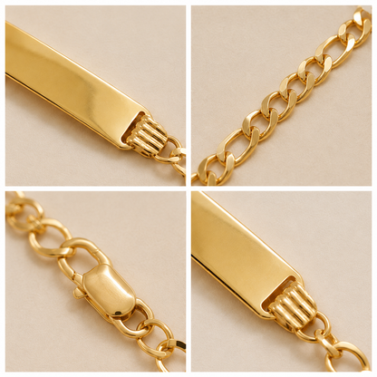 Pulseras de Identidad en Oro 10K - Elegancia Atemporal | BELA Jewelry