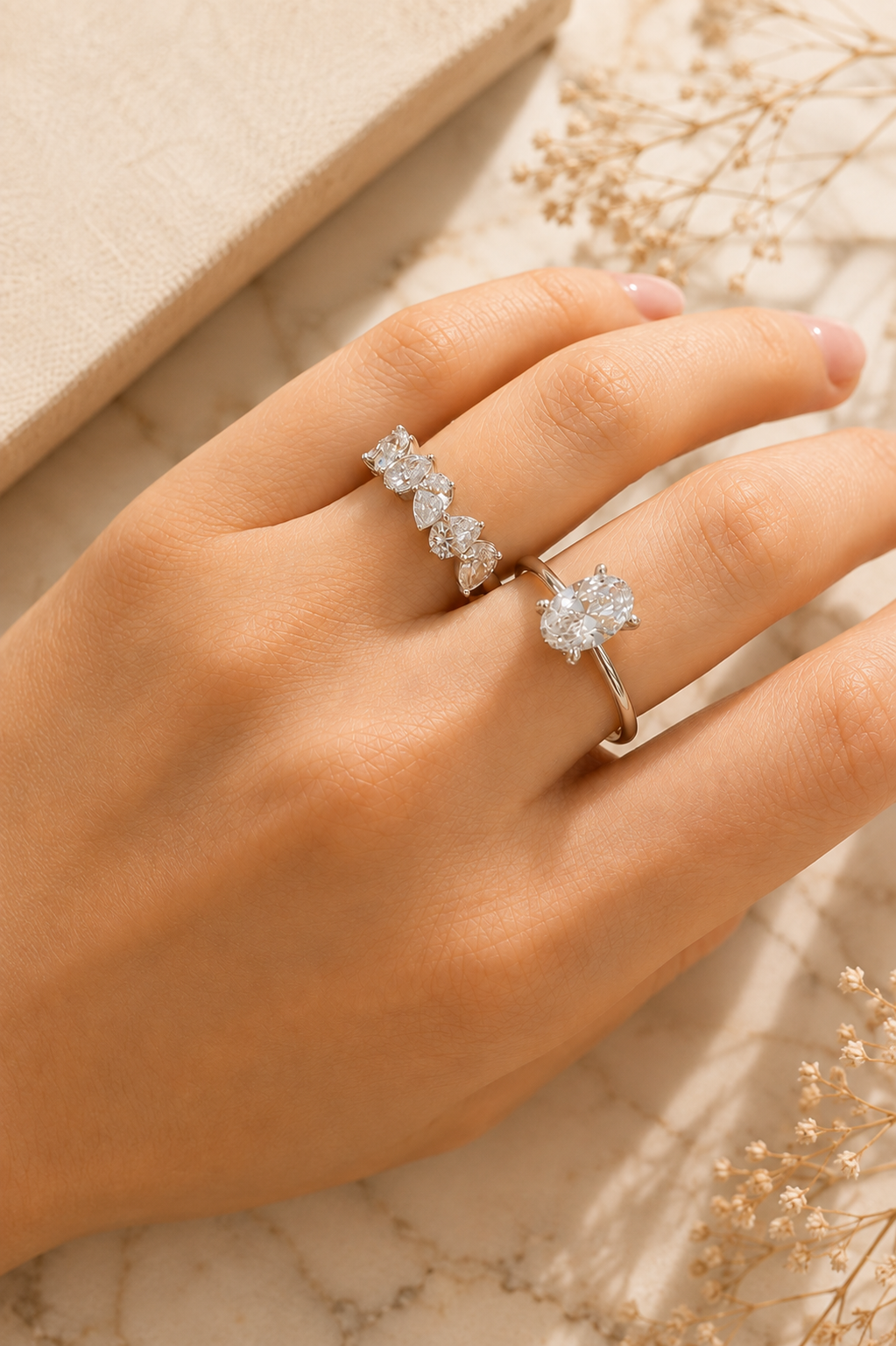 BELA Jewelry Rings Collection: 14KT Gold and Lab-Grown Diamonds