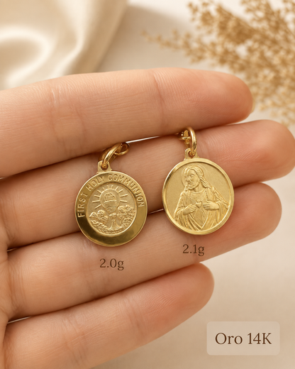 14K Gold Religious Medals - BELA JEWELRY
