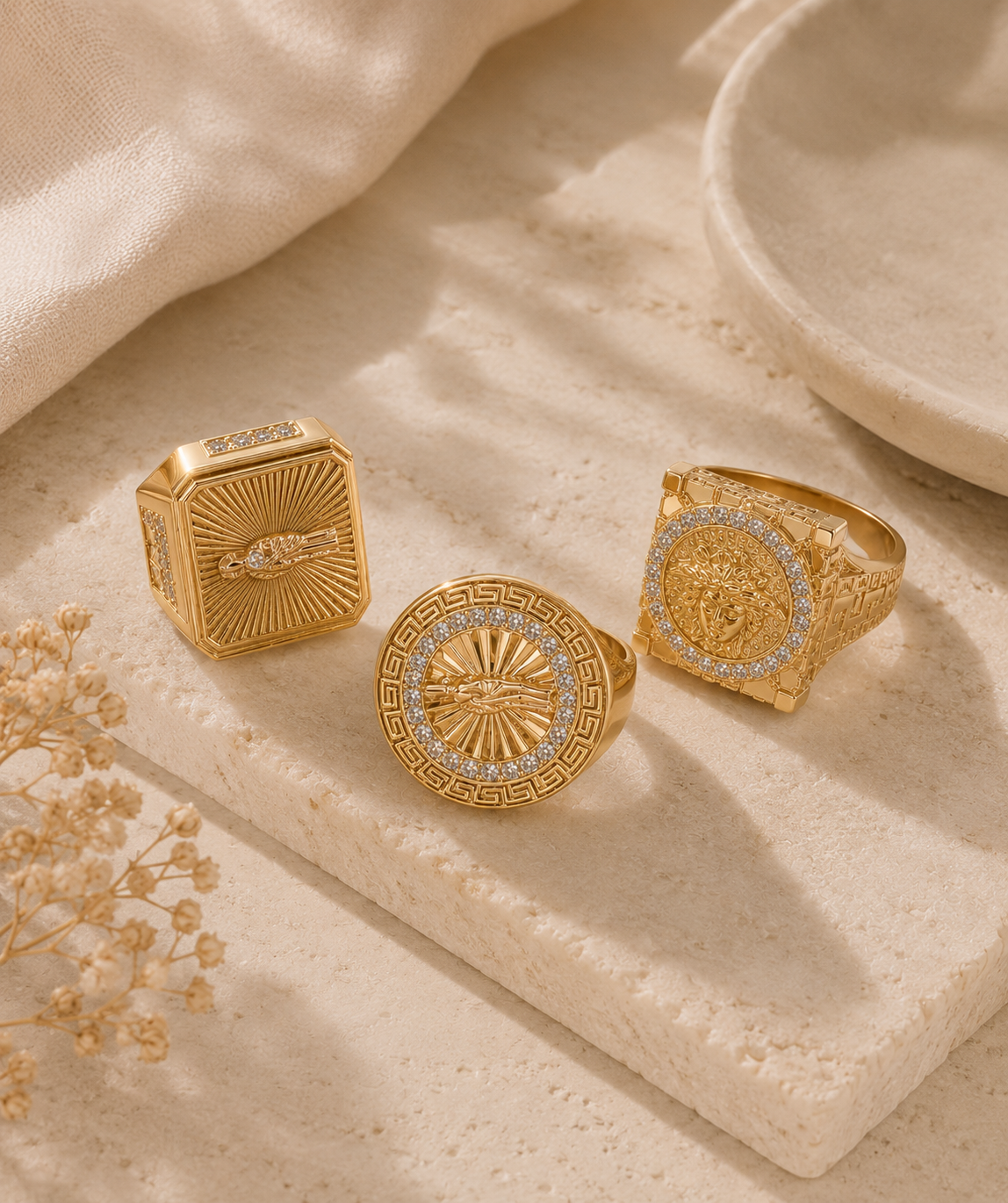 Colección de Anillos en Oro 10K Bela Jewelry - Elegancia y Distinción