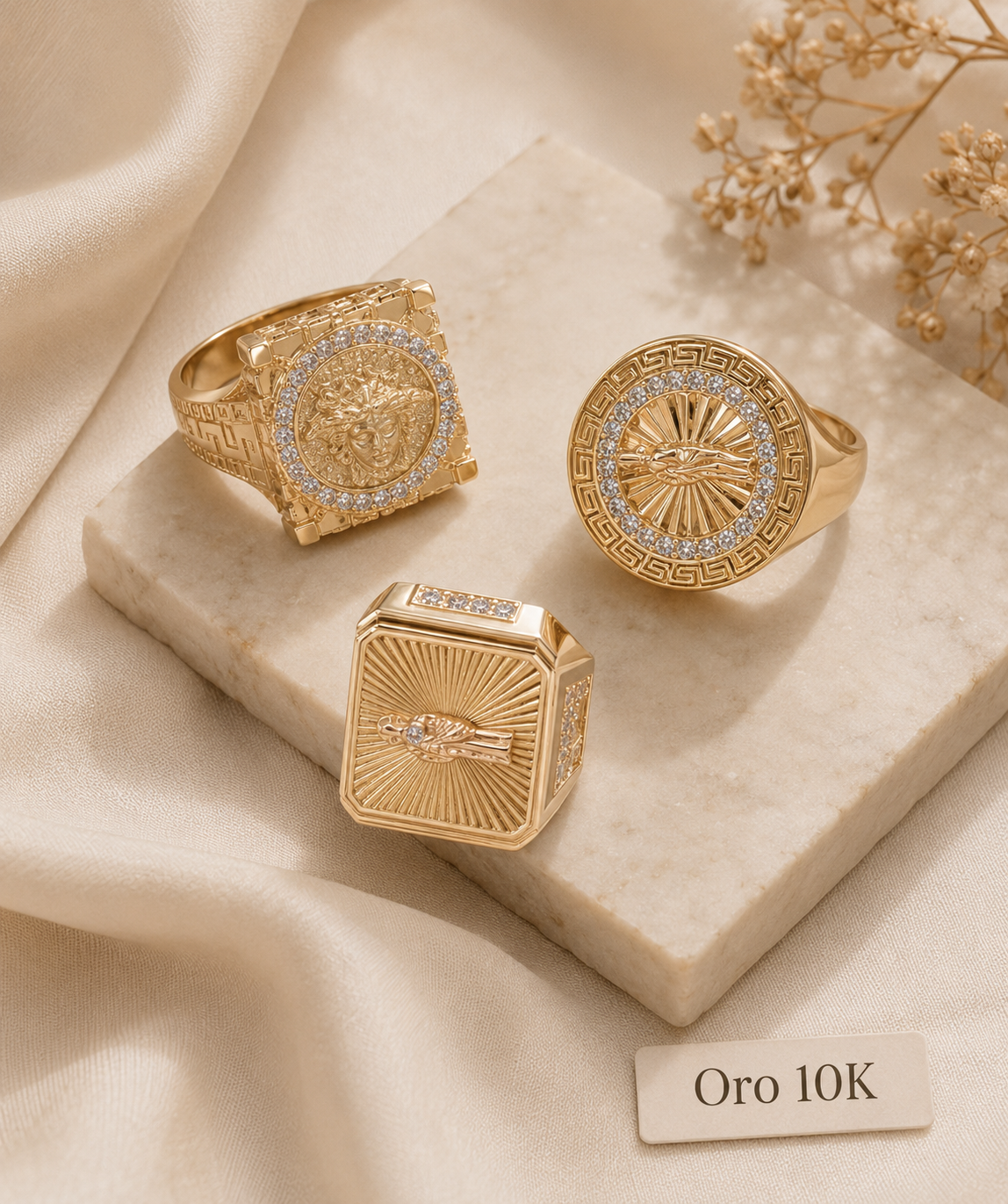 Colección de Anillos en Oro 10K Bela Jewelry - Elegancia y Distinción