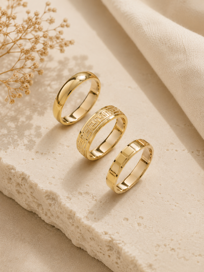 Bandas de Matrimonio para Hombre en Oro 10K - Estilo y Compromiso