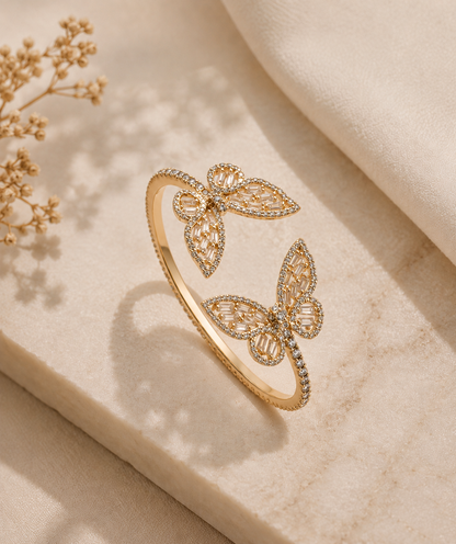 Pulsera Mariposa de Oro 14K - Elegancia y Sofisticación