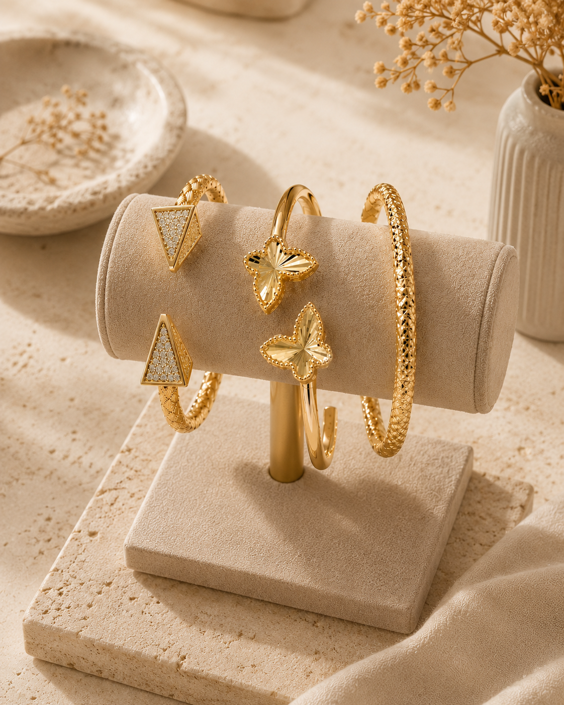 Pulseras de Oro 14K BELA: Brillo y Elegancia en Cada Detalle