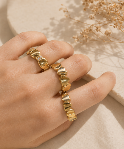 Colección de Anillos Orgánicos BELA - Oro 10K
