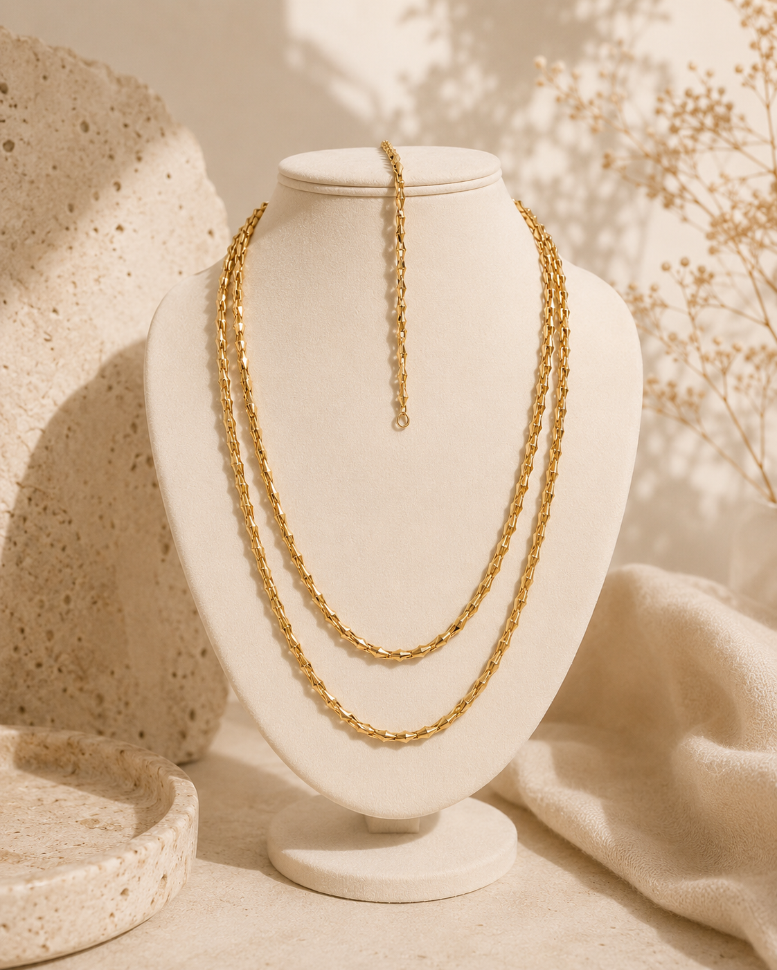 Collar Cadena Diamantada Oro 14K - Elegancia y Brillo Sin Igual