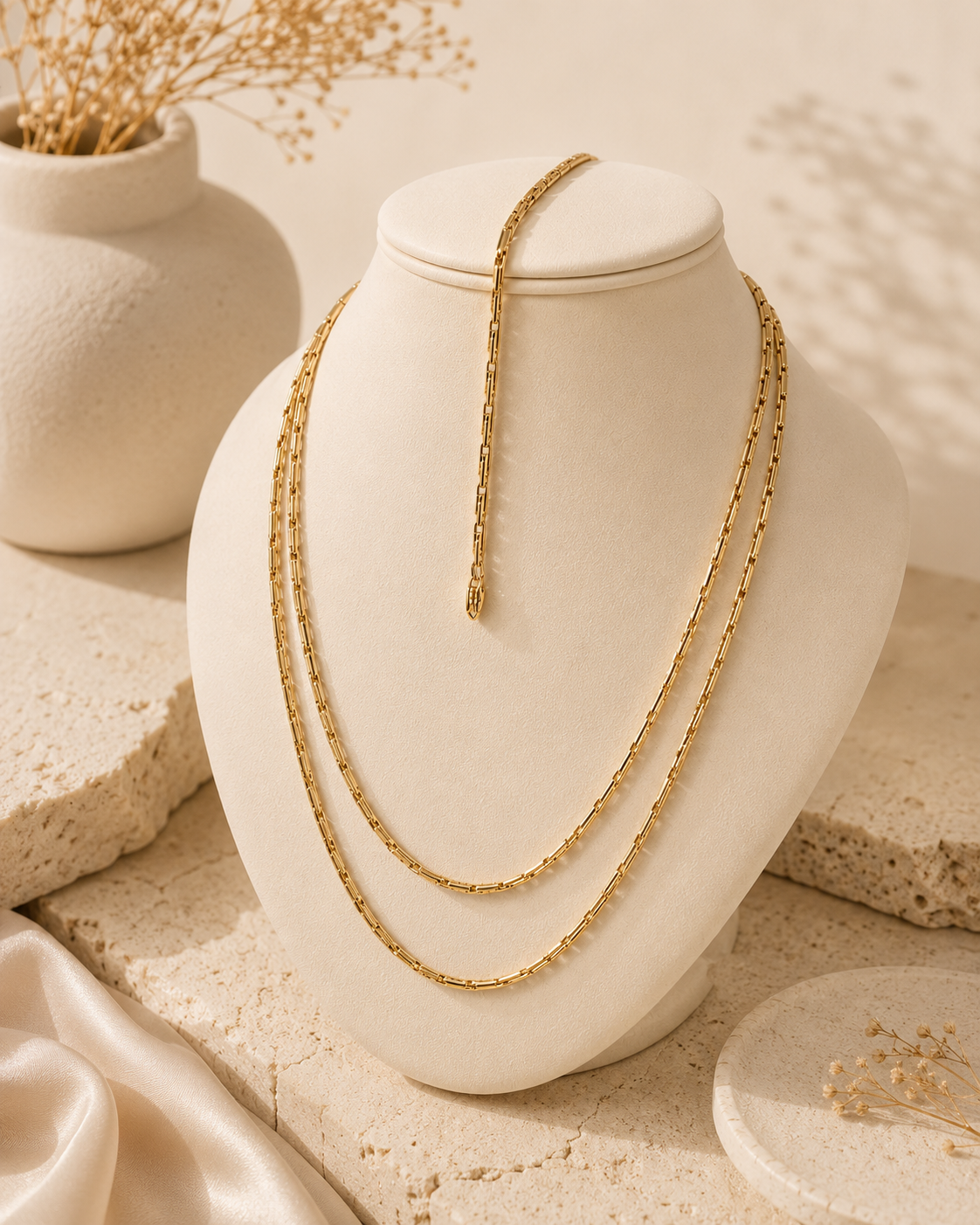 14K Gold Bariloche Chain - Timeless Elegance and Durability