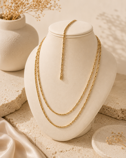 14K Gold Bariloche Chain - Timeless Elegance and Durability