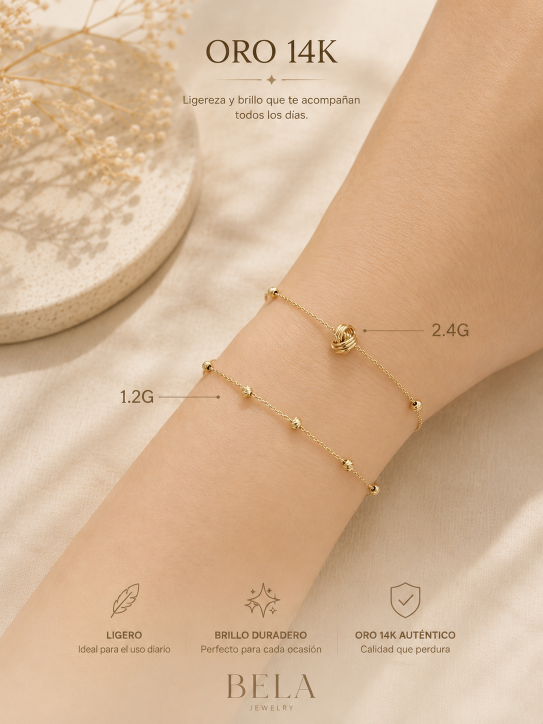 14K Gold Bracelet Collection - Everyday Shine and Lightness