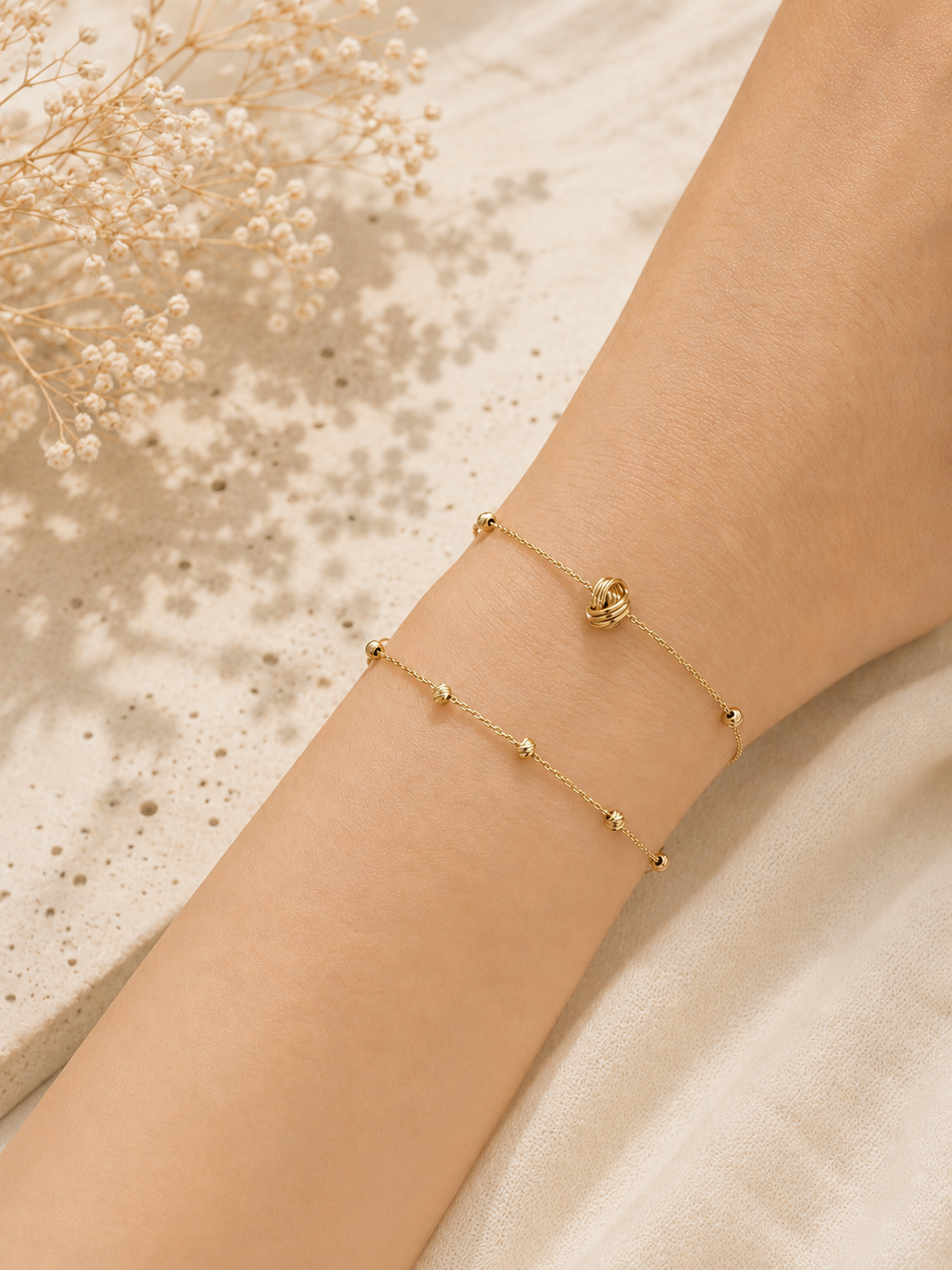 14K Gold Bracelet Collection - Everyday Shine and Lightness
