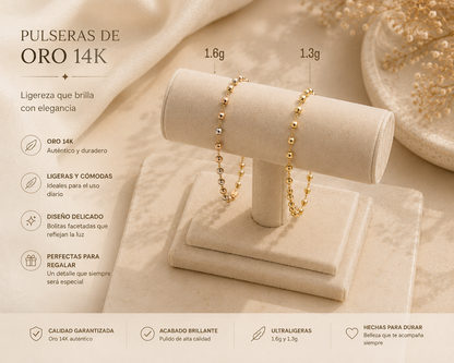 14K Gold Bracelets: Everyday Elegance and Radiance