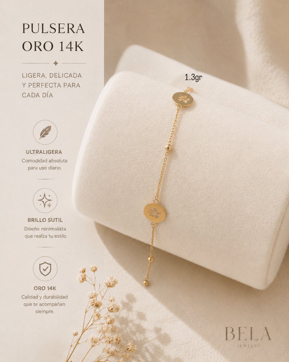 14k Gold Minimalist Bracelet Collection