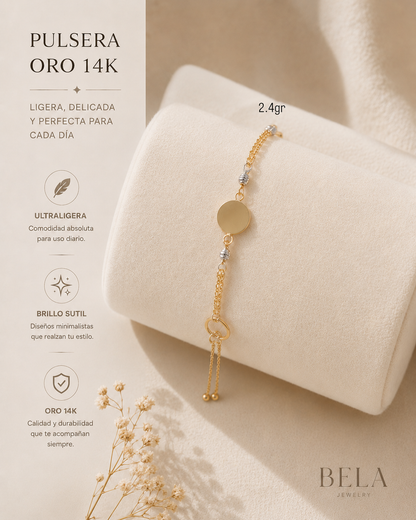 14k Gold Minimalist Bracelet Collection