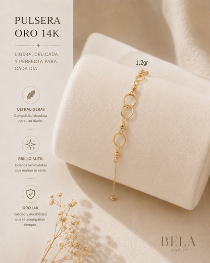 14k Gold Minimalist Bracelet Collection
