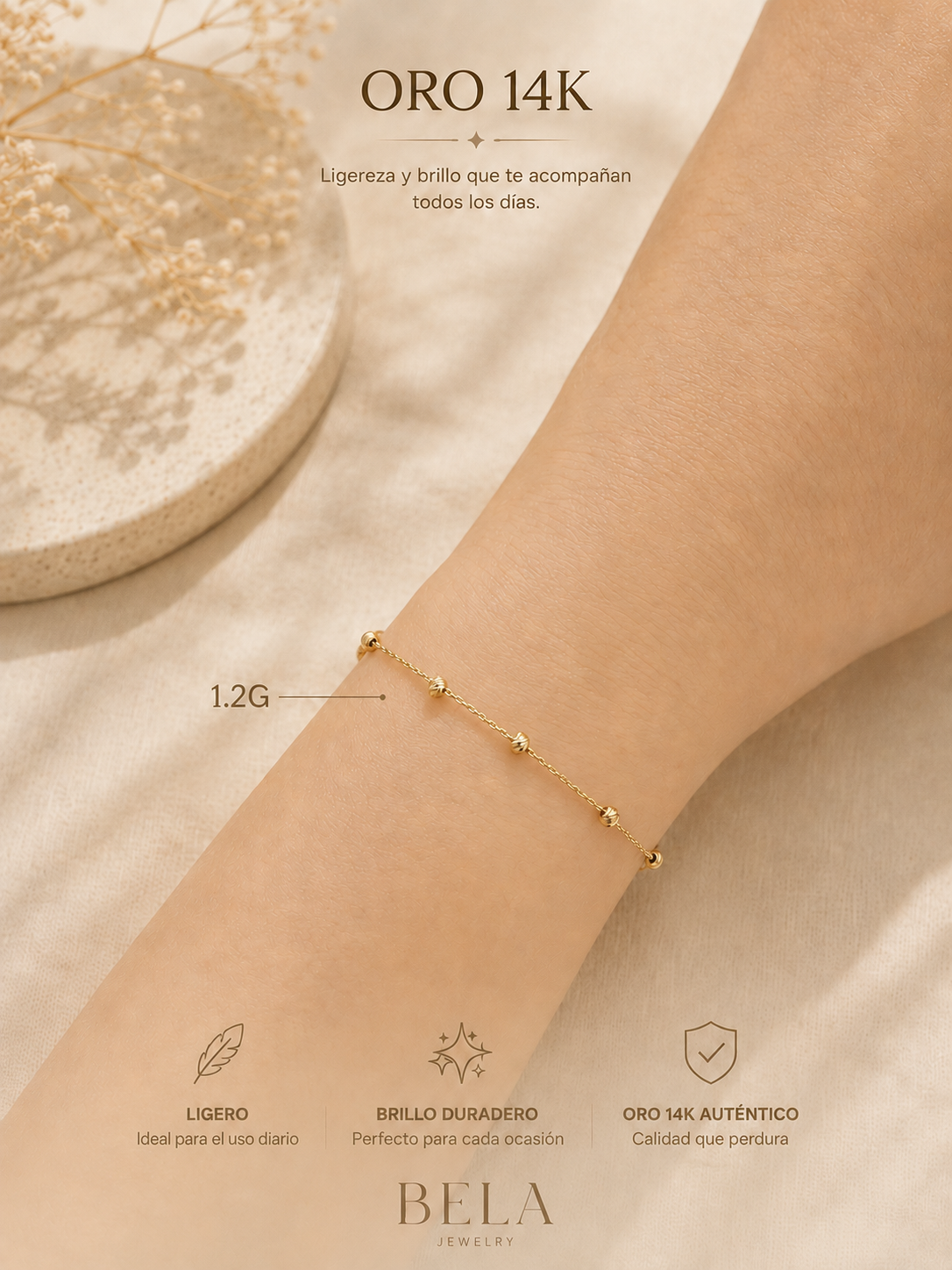 14K Gold Bracelet Collection - Everyday Shine and Lightness